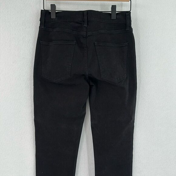 Agolde Black Cotton Blend Roxanne Super High Rise Skinny Leg Jeans Size 28 - Picture 5 of 11